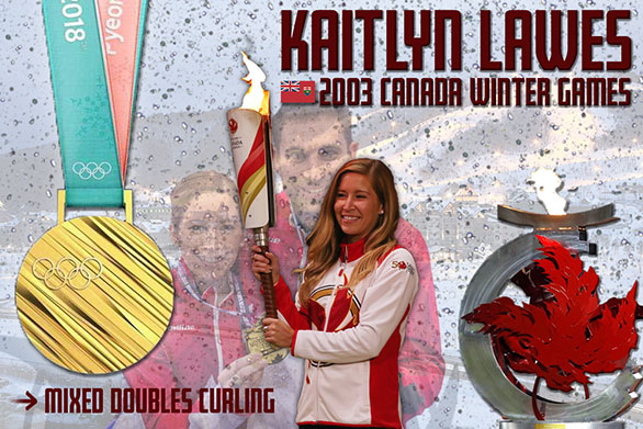 Kaitlyn Lawes at 2003 Canada Winter 