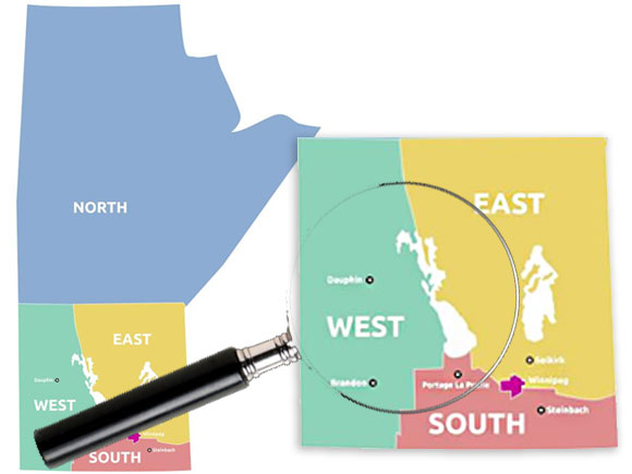 Regional Boundaries Map