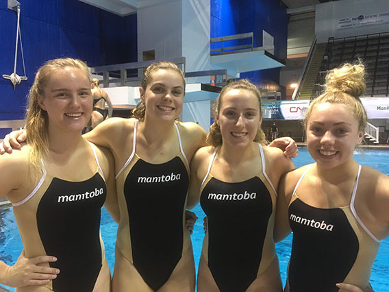 Team Manitoba divers